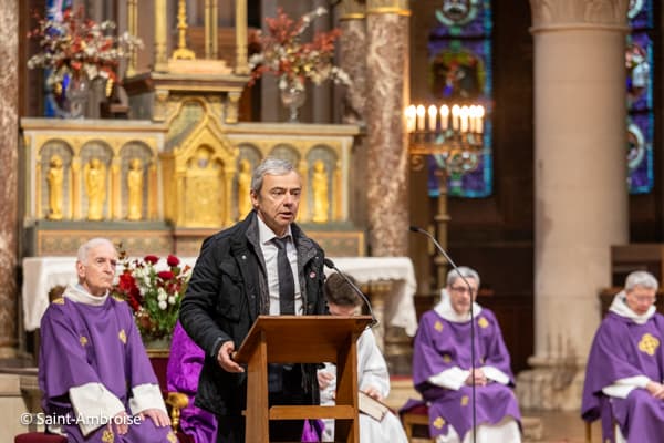 Souvenir Français, messe pour les morts pour la France à Saint Ambroise