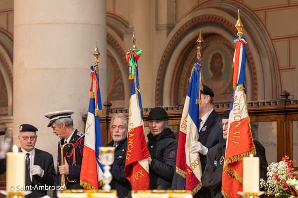 Souvenir Français, messe pour les morts pour la France à Saint Ambroise