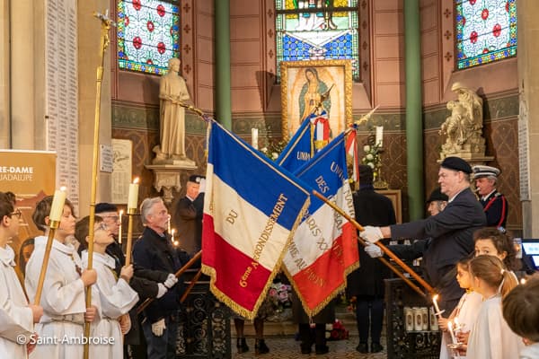 Messe avec l&rsquo;UNC et le Souvenir Français – Photos