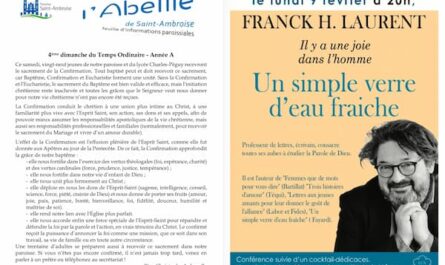 Feuille paroissiale, Confirmation