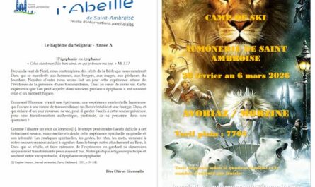 Feuille paroissiale du Baptême du Seigneur