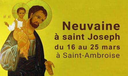 Neuvaine à Saint Joseph 2026 - Bannière