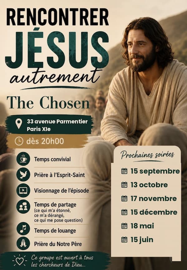 The Chosen, parcours saison 2026, affiche