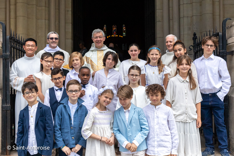 1ère communion 2026 des enfants à Saint Ambroise
