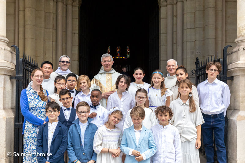 1ère communion 2026 des enfants à Saint Ambroise