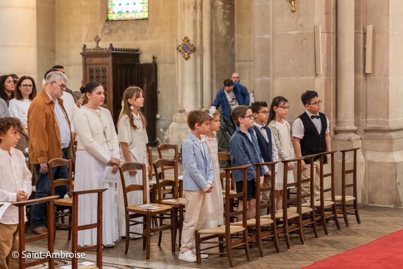 1ère communion 2026 des enfants à Saint Ambroise