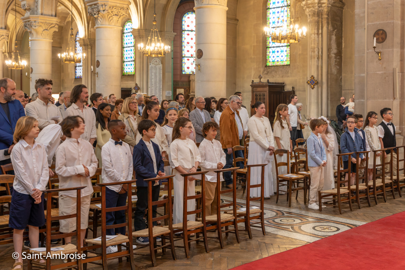 1ère communion 2026 des enfants à Saint Ambroise