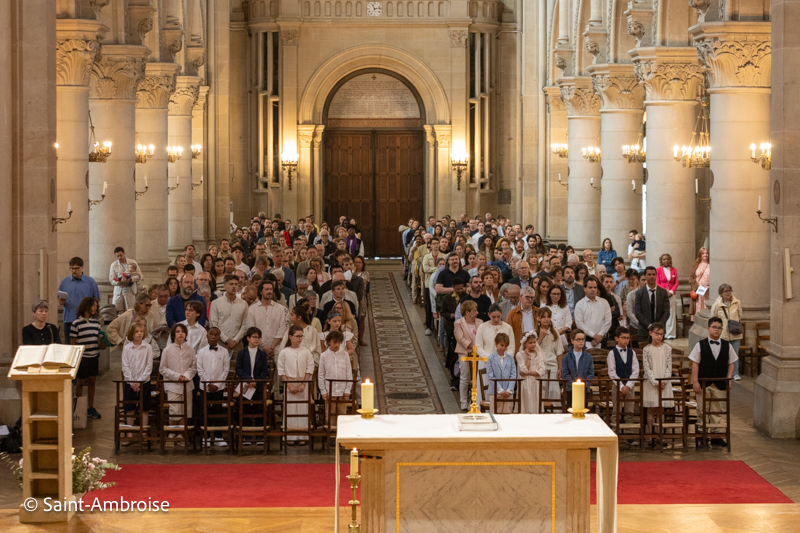 1ère communion 2026 des enfants à Saint Ambroise